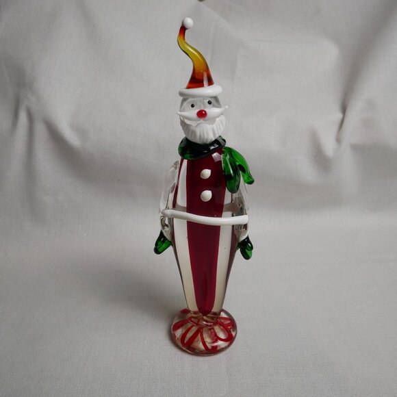 Cannon Falls Other - Vintage Cannon Falls Holiday Gallery Clear Glass Santa Claus 11" Figurine